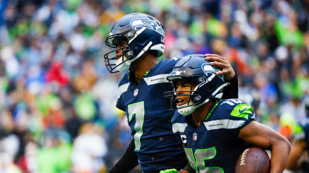 Geno Smith and Tyler Lockett